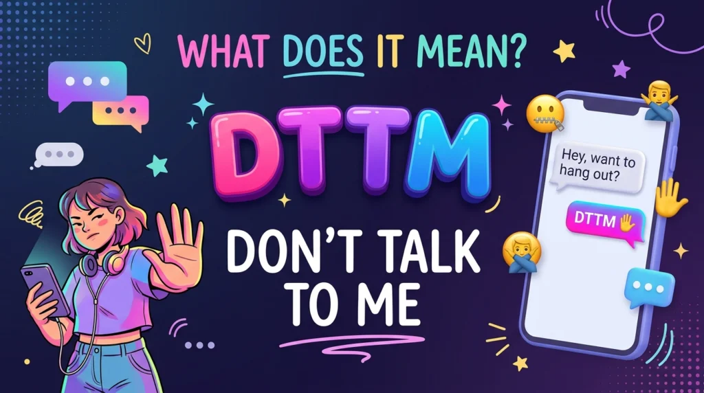 DTTM Meaning in Text