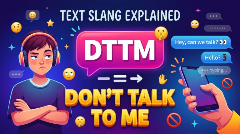 DTTM Meaning in Text