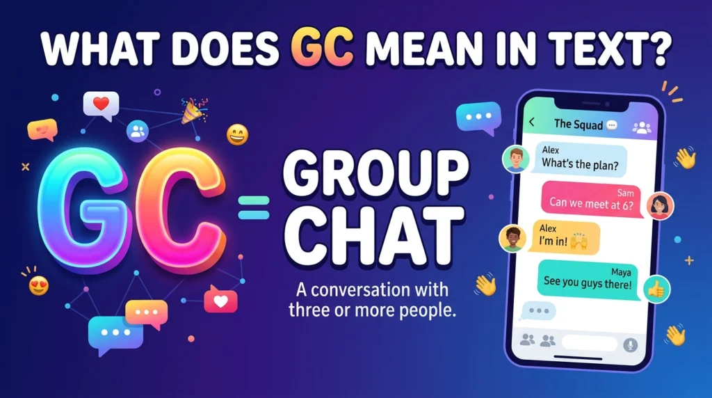 GC Meaning in Text