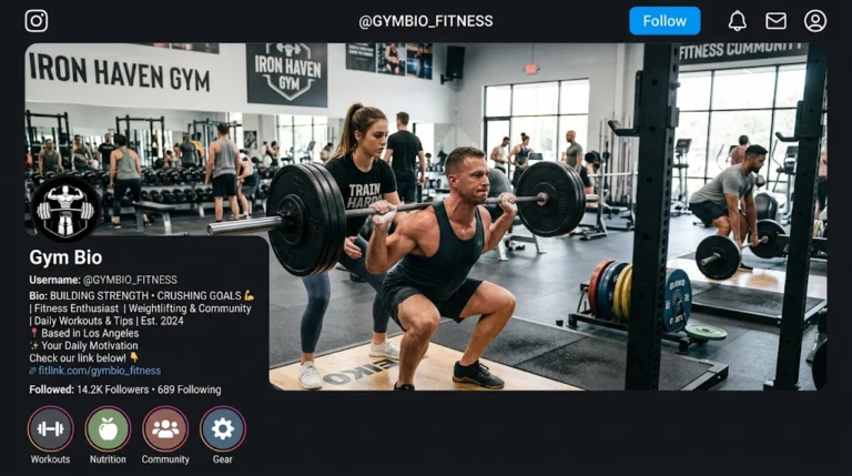 Gym Bio For Instagram