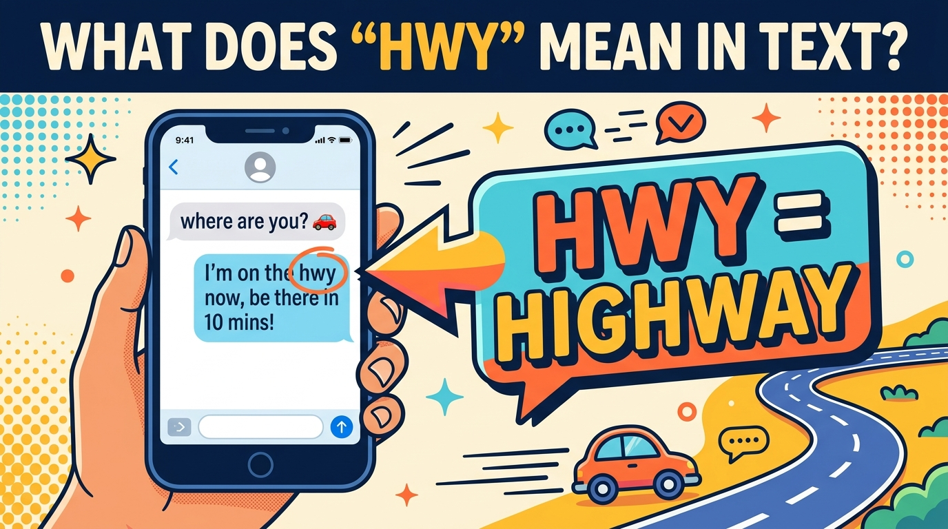 HWY Meaning in Text