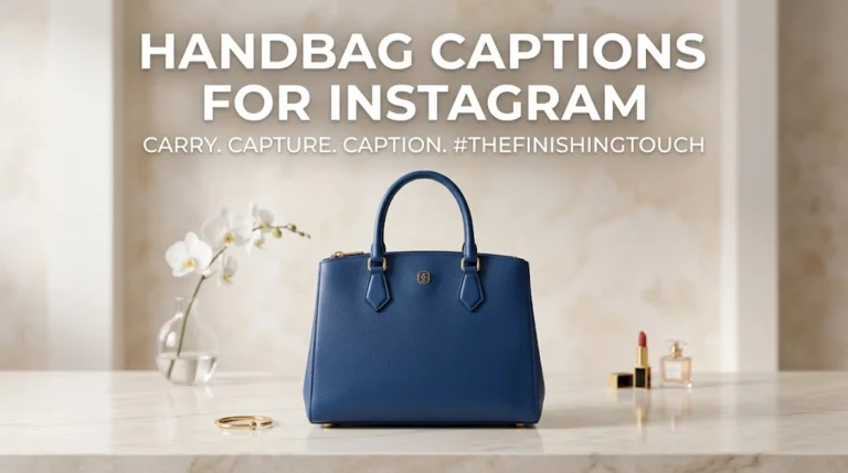 Handbag Captions For Instagram
