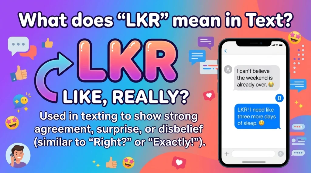 LKR Meaning in Text