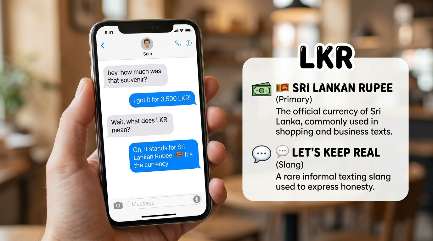 LKR Meaning in Text
