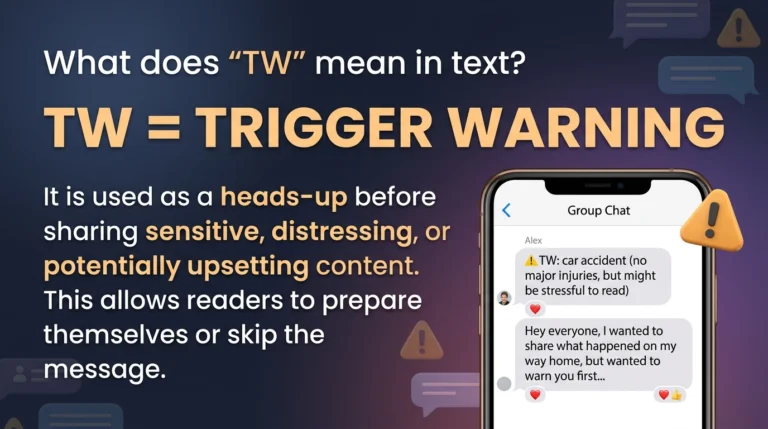 TW Meaning in Text
