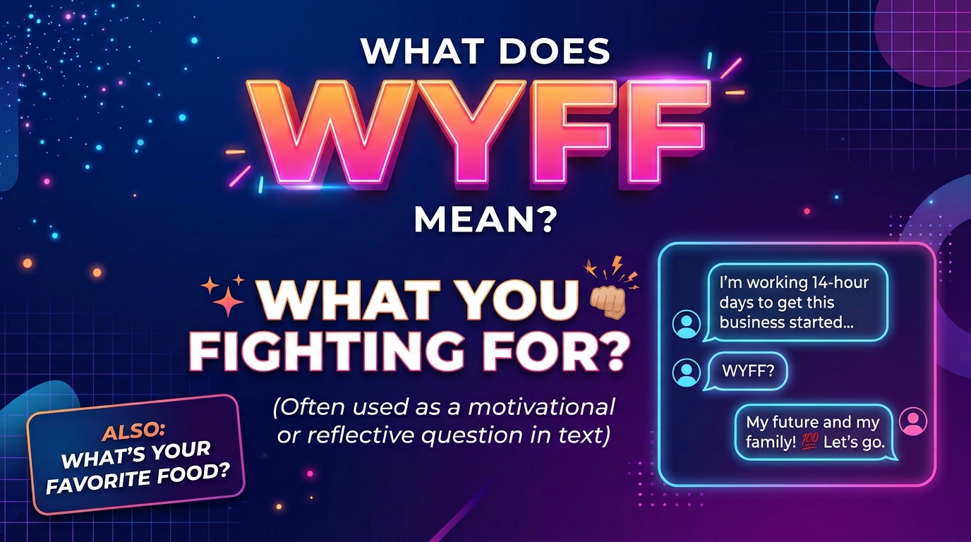 WYFF Meaning in Text